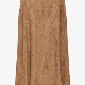 Only OnlLixa Faux Suede Midi Skjørt
