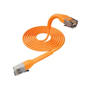 Broadbe Slim Cat6a Patch Cable 0.3m Orange BTP-I32C6A-OR-0.3M