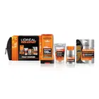 L'Oreal Paris Men Expert Fully Charged Washbag 4 Piece Gift Set