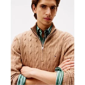Tommy Hilfiger Lambswool Cable ZIP MK Sweatshirt (Men's)