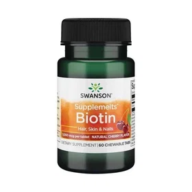 Swanson Biotin 5000mcg 60 Gummies