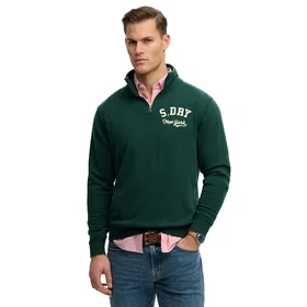 Superdry Vintage Athletic Half Zip Sweatshirt (Herr)