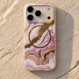iDeal of Sweden Mirror MagSafe Case Agate Halo for iPhone 13/14/15/16e/17e