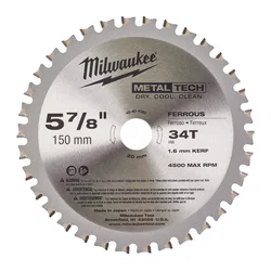 Milwaukee Metal Tech Cirkelsågklinga 150x20mm 34T