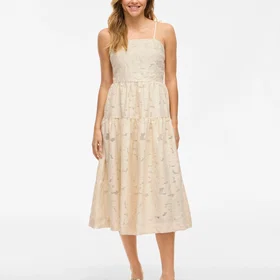 Vila Vihelna Strap Midi Mekko