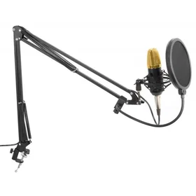 Vonyx CMS400B Studio mikrofon (Svart, Guld)