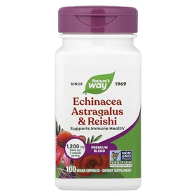 Nature's Way Echinacea Astragalus & Reishi 1200mg 100 Capsules