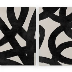 Surdic Peintures Sur Toile 60x40 Imprimé HD Lignes Abstraites