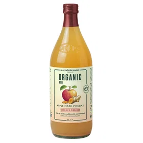 EAT Organic Apple Cider Vinegar With The Mother Unfiltered 1L 2-Pack