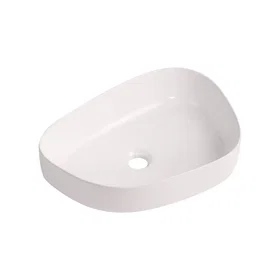 Homesight Pebble Lavabo Céramique Blanc 48x35.5cm 3701606504752_CAFR