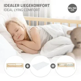 ML-Design Lit Enfant Simple 80x160cm