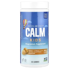 Natural Vitality Calm Kids Magnesium 83mg 120 Gummies
