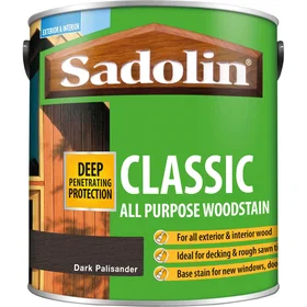 Sadolin Classic Wood Protection Dark Palisander Wood Stain 2.5L