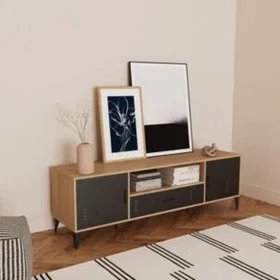 Best Meuble TV 3 Portes 160cm