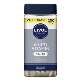 Livol Multivitamin 50+ 200 Tabletter