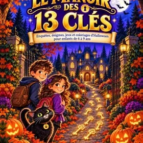 LE Manoir Des 13 Clés Färgläggningsbok för Barn