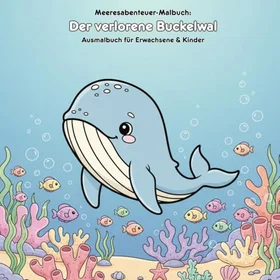 Der verlorene Wal: Geschichte und Malbuch Coloring Book för Vuxna & Barn