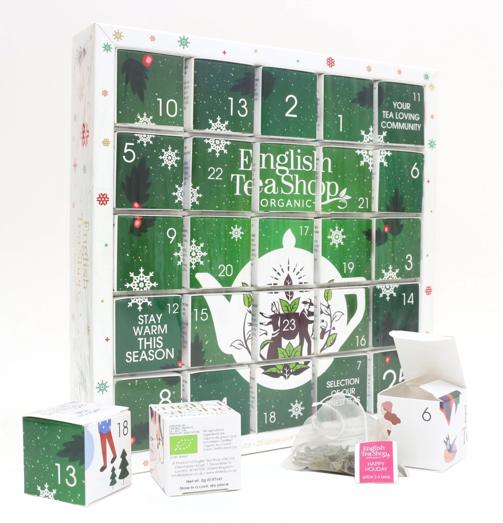 English Tea Shop Puzzle Box Advent Calendar