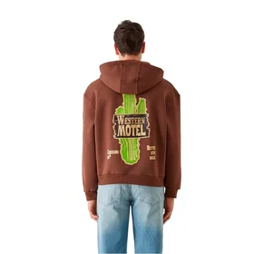 LOST Youth Western Motel Full Zip Sweatshirt (Herre)