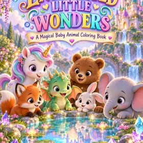 Enchanted Little Wonders Färgläggningsbok