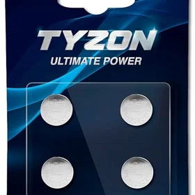 TyZon LR44/V13GA Alkaline 4-pakning