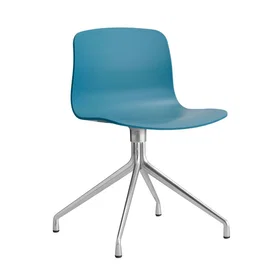 Hay AAC 10 Dining Chair Polished Alu. & Azure Blue 2.0