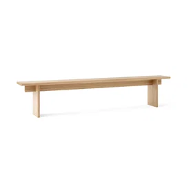 &Tradition Ita OS6 bench 230 cm Dark stained oak