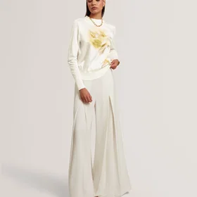 Ted Baker Rosinn Trykt Vevd T-shirt (Dame)