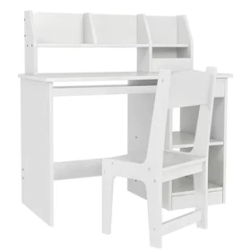 Zonekiz Ensemble Bureau et Chaise Blanc
