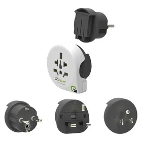 Q2Power Qplux World 3-in-1 Rejseadapter
