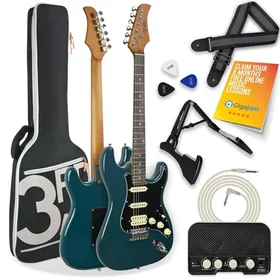 3rd Avenue Stateside Series Electric Guitar Delta Blue