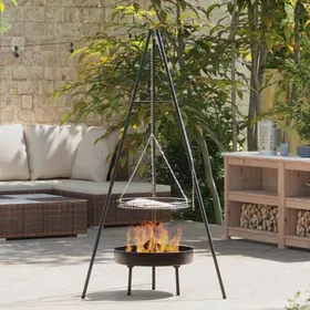 vidaXL 42010332 Campfire Tripod (4-pack)