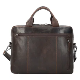 Leonhard Heyden Roma Porte-documents (Cuir, 37 cm, Brun)