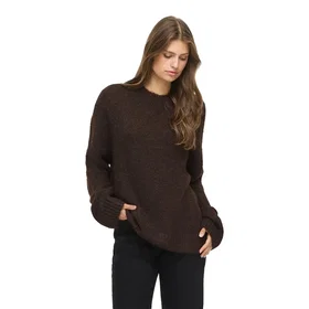Vila Vibows Strikket L/S O-Hals