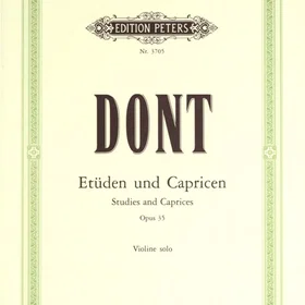Jacob Dont Etudes and Caprices Op. 35 for Violin