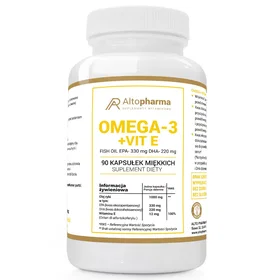 Altopharma Omega-3 + Vitamin E 90 Soft Capsules