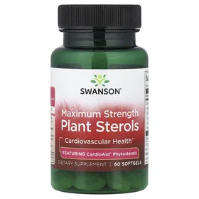 Swanson Plant Sterols 400mg 60 Softgels