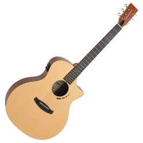 Tanglewood TM6CE Metropolitan Auditorium Venetian Cutaway Electro Acoustic Koa