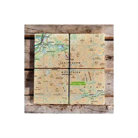 OS Map Keramiska Underlägg 4-pack