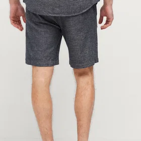 Ellos Collection Benton Vevde Lin-Bomull Shorts (Herre)