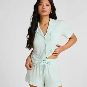 Hunkemöller Jersey Essential Kortärmad Skjorta (Dam)