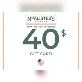 McAlister’s Gavekort 40 USD