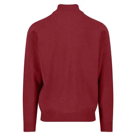 FYNCH-HATTON Half Zip Sweater Garnet Red 3XL
