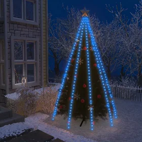 vidaXL Net Lights Blue (4m)