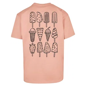 MERCHCODE Ice Cream Oversized Kortærmet T-shirt (Herre)