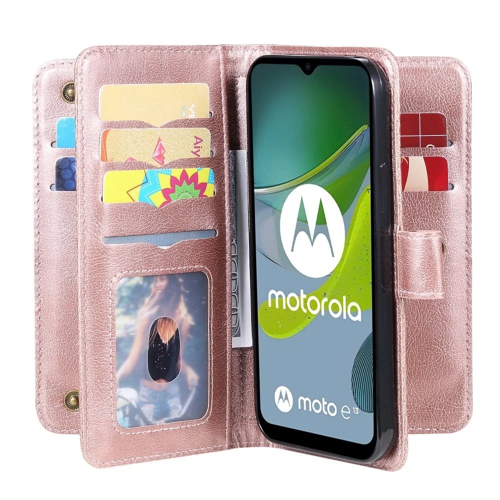 Lompakko 10-Slot Pung Case for Motorola Moto E13