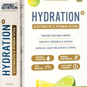Applied Nutrition Hydration+ Elektrolytt Vitamin Sticks Sitron Lime 8 pakning