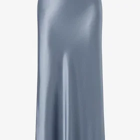 By Malina Aubree Satin Lång Skirt