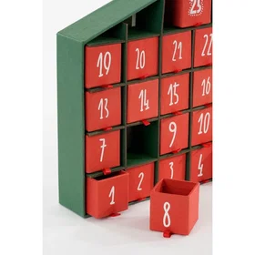 House of Seasons 1166524 Calendrier de l'Avent L5xL33xH28cm
