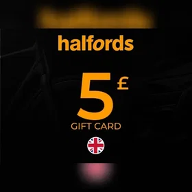 Halfords Gavekort 5 GBP